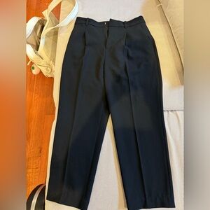 Uniqlo Airsense Black Pleated Pants Size S Petite